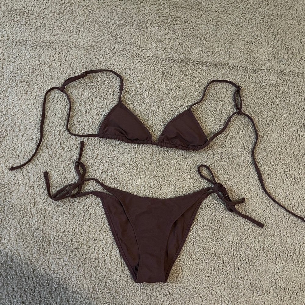 Chic Brown Bikini Set